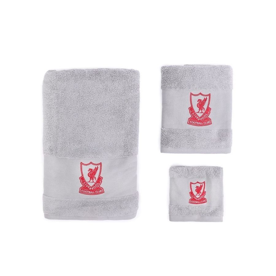 Liverpool Towel Set 3-Pack - Grey/Red-SoccerKits Hub | Buy Soccer Jerseys Online
